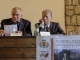 I due moderatori del convegno: il giornalista Rai, Fabrizio de Jorio e il sostituto procuratore e presidente dell'Anm viterbese, Franco Pacifici